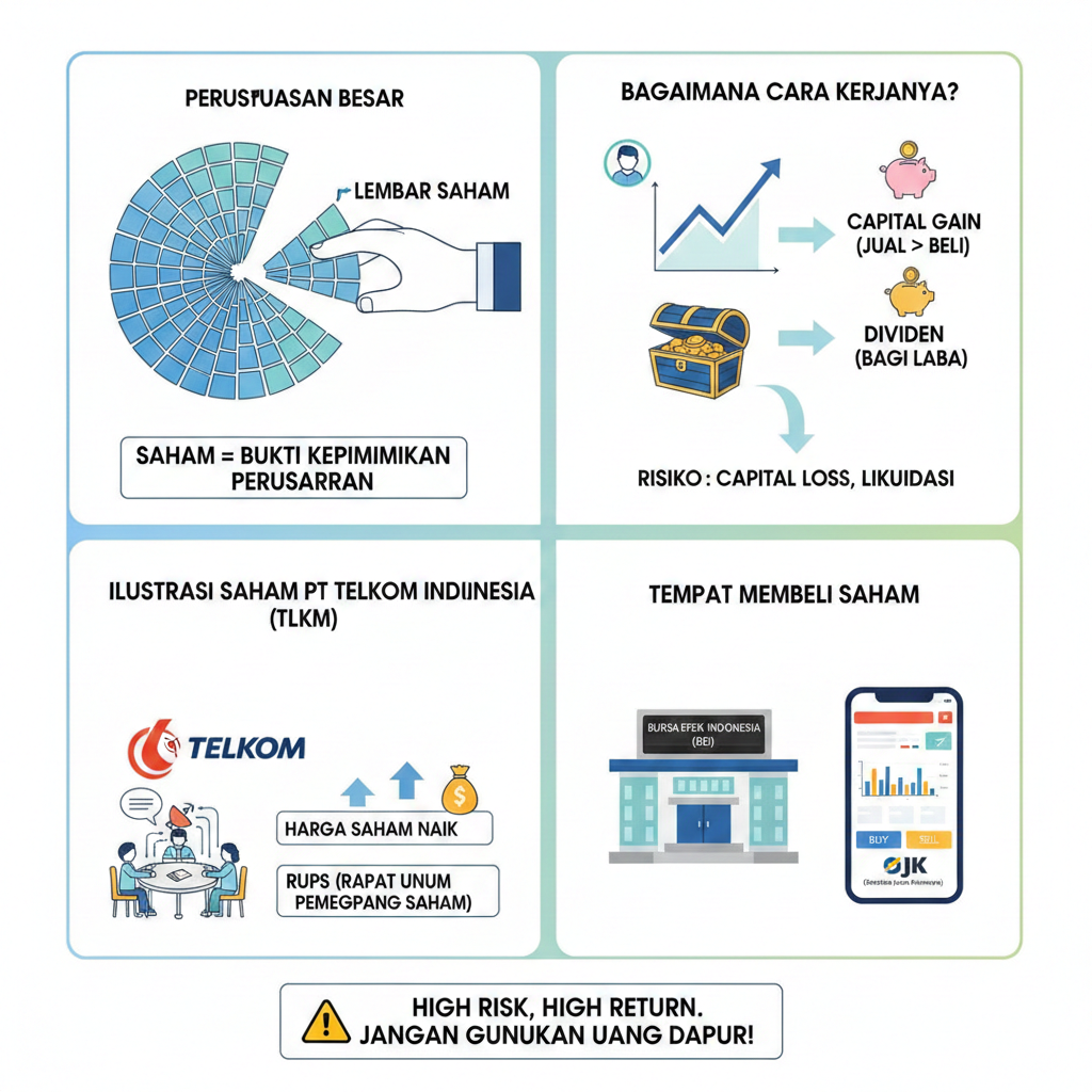 2 Hal yang wajib kamu ketahui tentang Saham